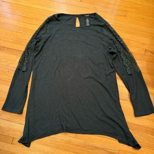 Premise top lace illusion sleeves XL